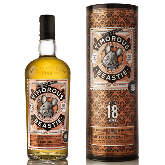 Timorous Beastie 18YO Highland Blended Malt Scotch Whisky (70cl)