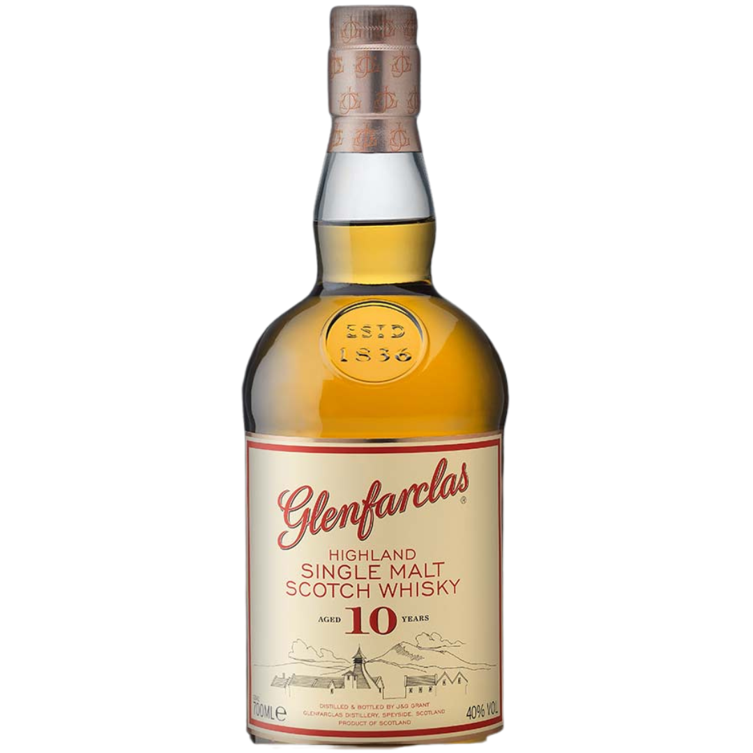 Glenfarclas 10YO Highland Single Malt Scotch Whisky (70cl)