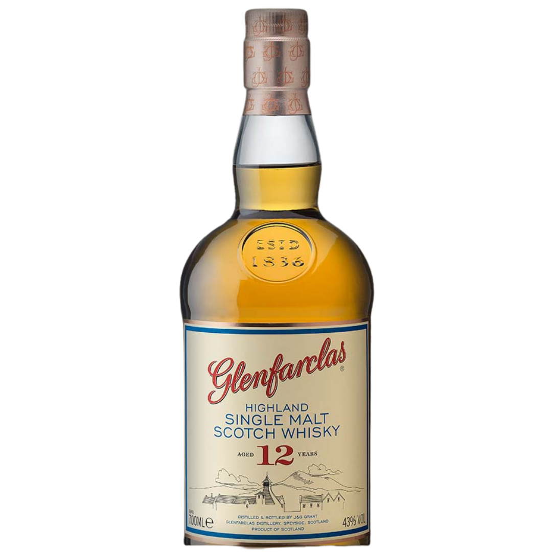 Glenfarclas 12YO Highland Single Malt Scotch Whisky (70cl)