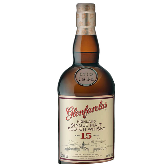 Glenfarclas 15YO Highland Single Malt Scotch Whisky (70cl)