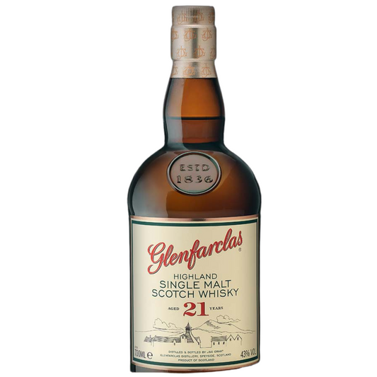 Glenfarclas 21YO Highland Single Malt Scotch Whisky (70cl)