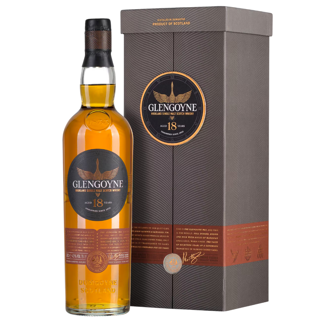 Glengoyne 18YO Highland Single Malt Scotch Whisky (70cl)