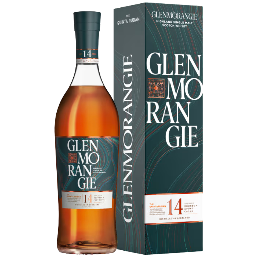 Glenmorangie The Quinta Ruban 14YO Bourbon & Port Casks Highland Single Malt Scotch Whisky (70cl)