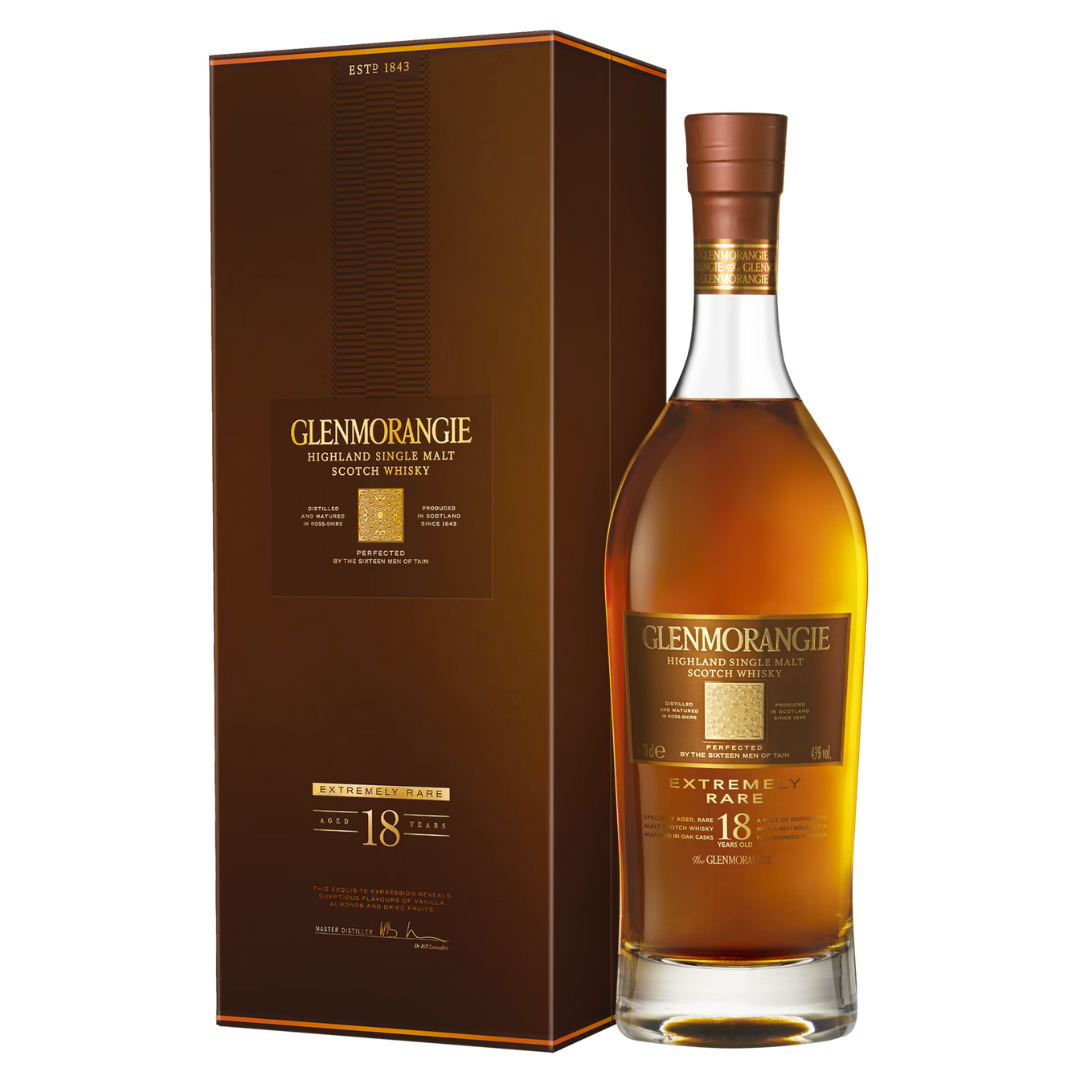 Glenmorangie 18YO Highland Single Malt Scotch Whiskey (70cl)