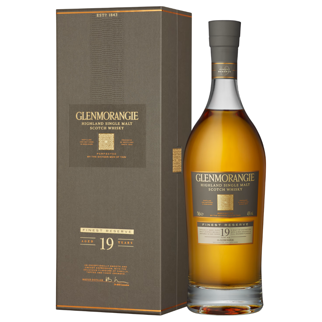 Glenmorangie 19YO Highland Single Malt Scotch Whiskey (70cl)