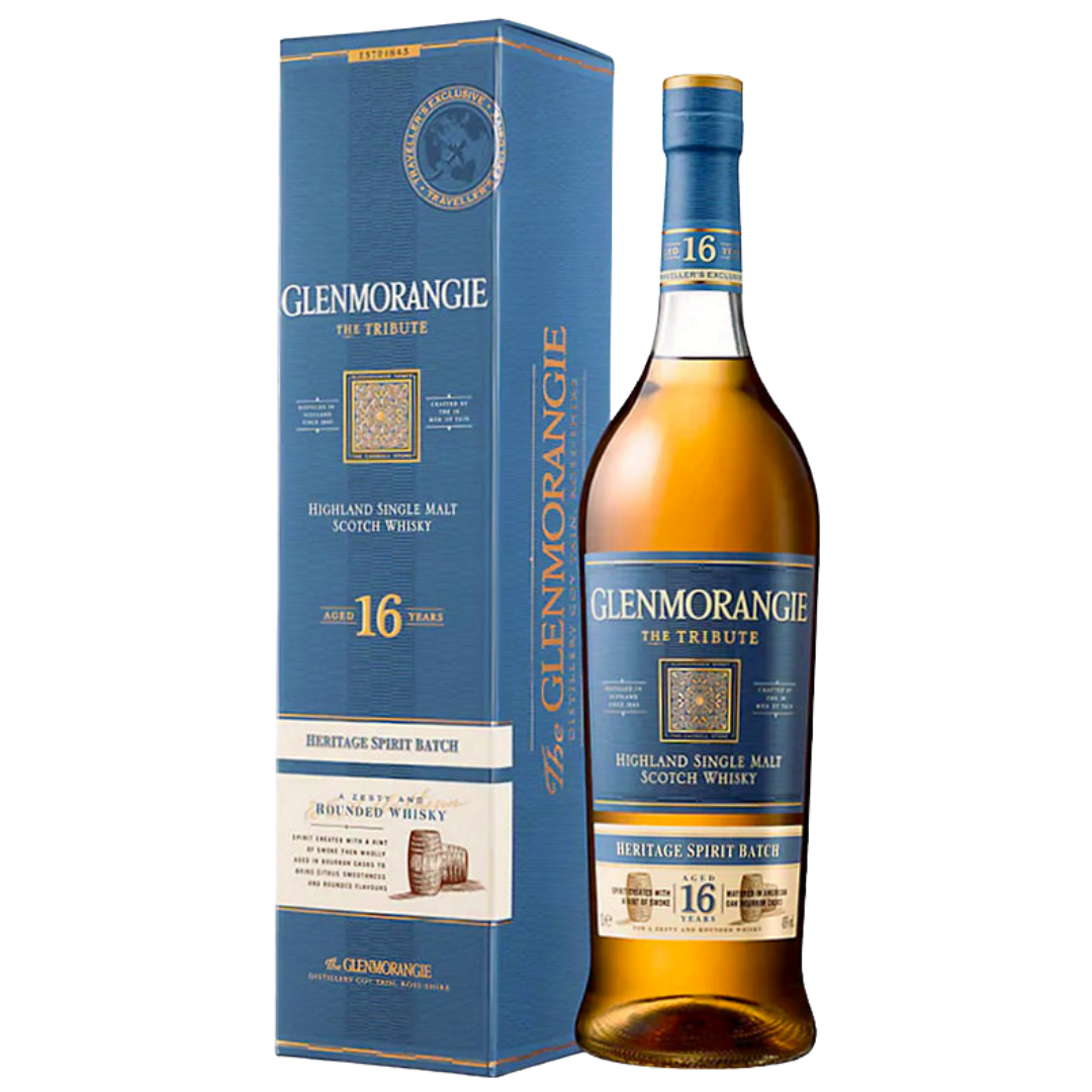 Glenmorangie The Tribute 16YO Highland Single Malt Scotch Whisky (1L)