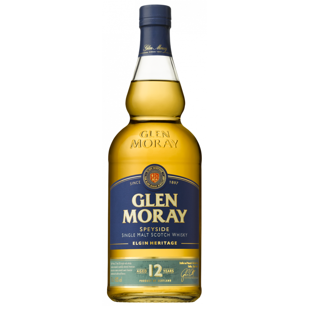 Glen Moray Elgin Heritage 12YO Speyside Single Malt Scotch Whisky (70cl)