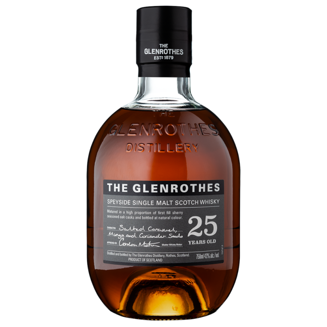 The Glenrothes 25YO Speyside Single Malt Scotch Whisky (70cl)