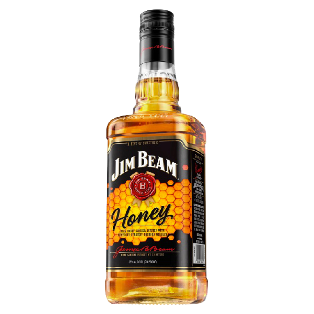 Jim Beam Honey Liqueur Infused with Kentucky Straight Bourbon Whiskey (70cl)