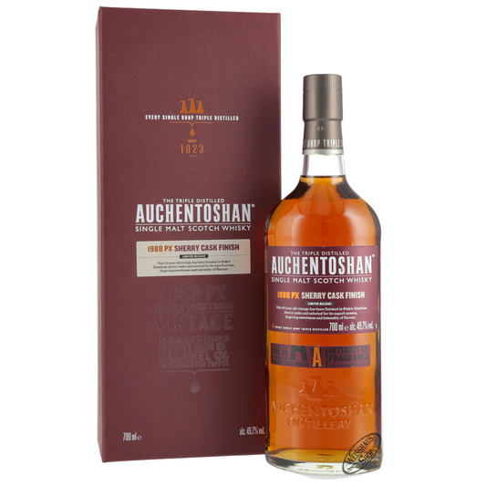 Auchentoshan 1988 29YO PX Sherry Cask Finish Single Malt Scotch Whisky (70cl)