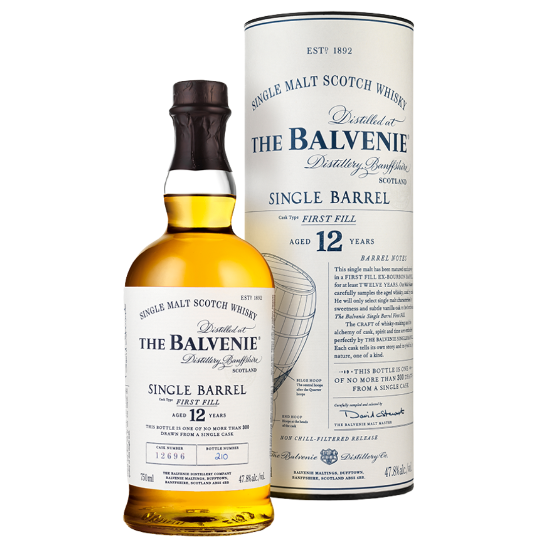 The Balvenie Single Barrel 12YO Single Malt Scotch Whisky (70cl)