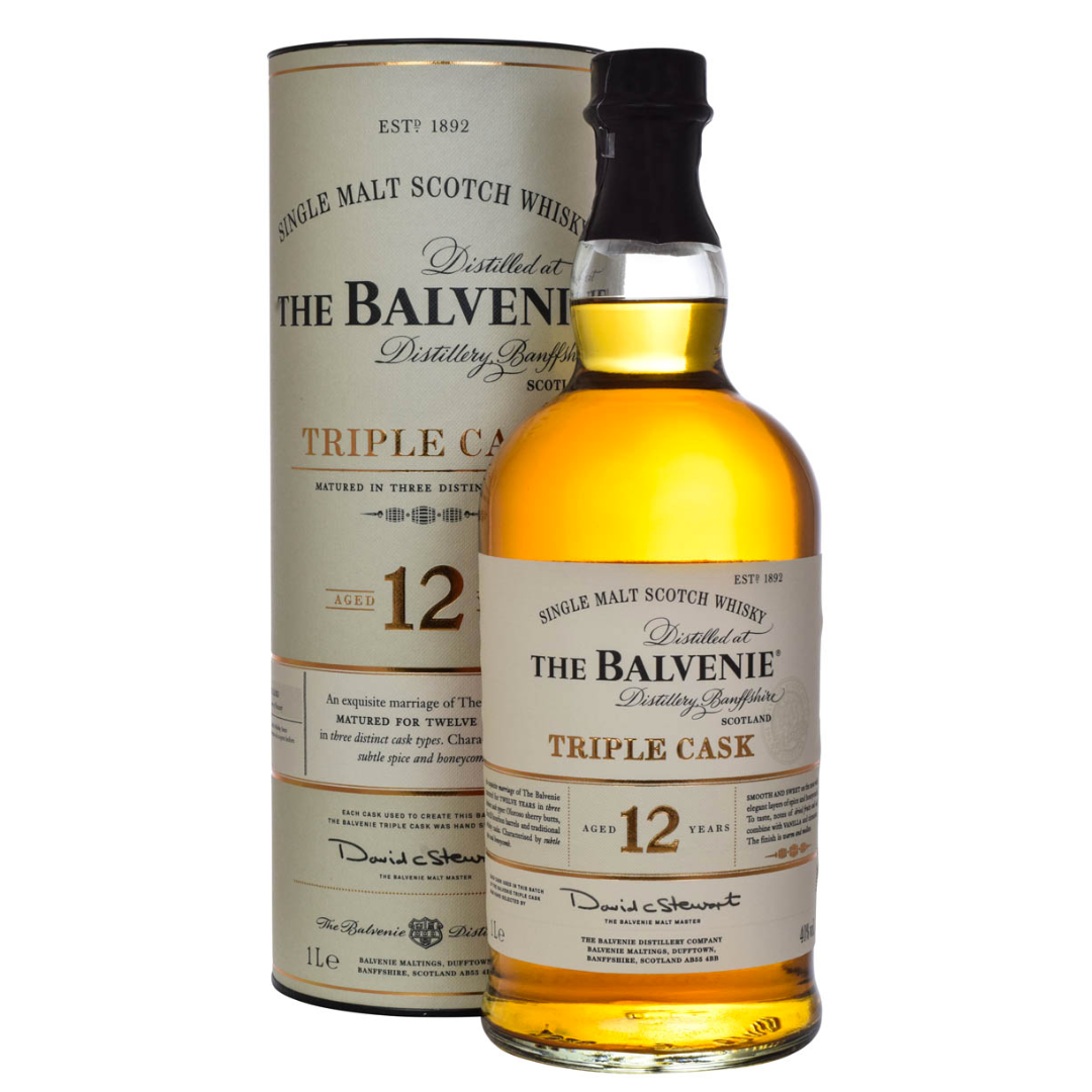 The Balvenie Triple Cask 12YO Single Malt Scotch Whisky (1L)