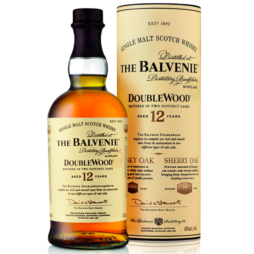 The Balvenie DoubleWood 12YO Single Malt Scotch Whisky (70cl)