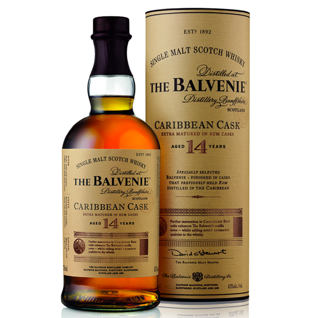 The Balvenie Carribean Cask 14YO Single Malt Scotch Whisky (70cl)