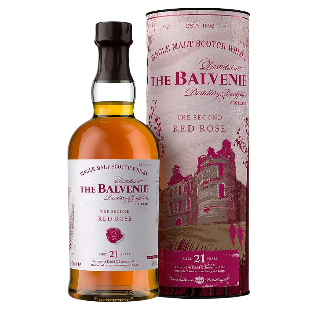 The Balvenie The Second Red Rose 21YO Single Malt Scotch Whisky (70cl)