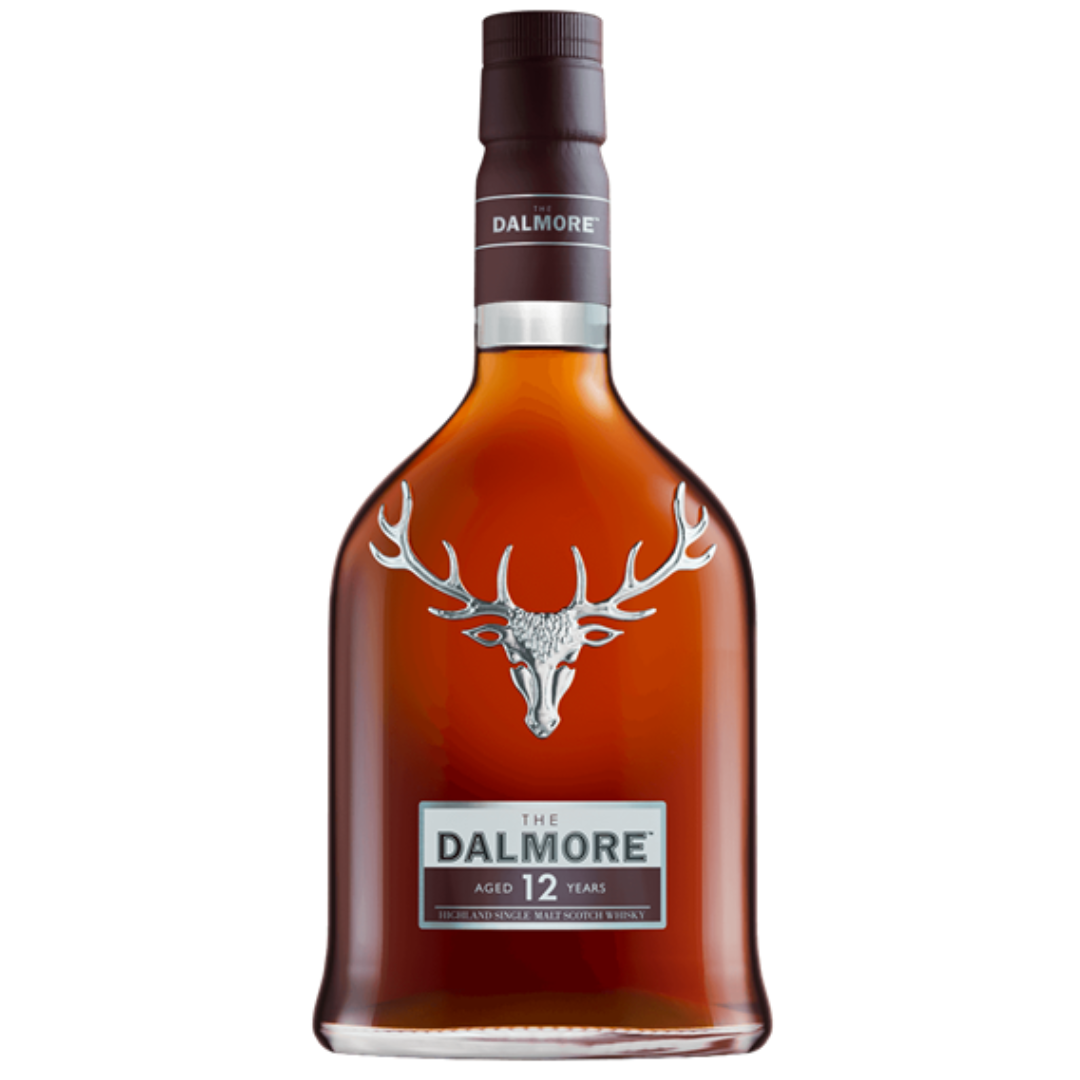 The Dalmore 12YO Highland Single Malt Scotch Whiskey (70cl)