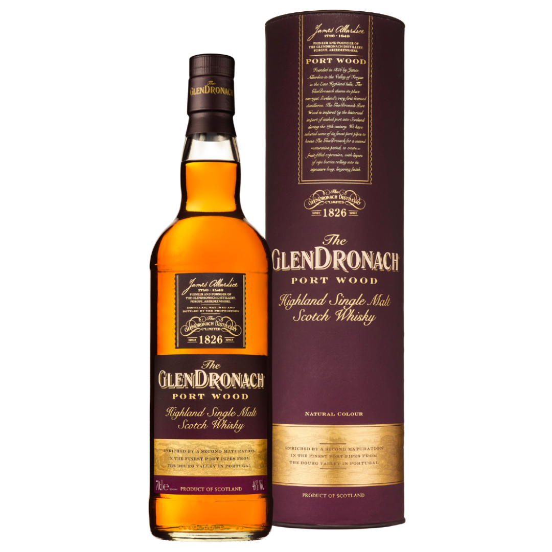 The Glendronach Port Wood NAS Highland Single Malt Scotch Whisky (70cl)