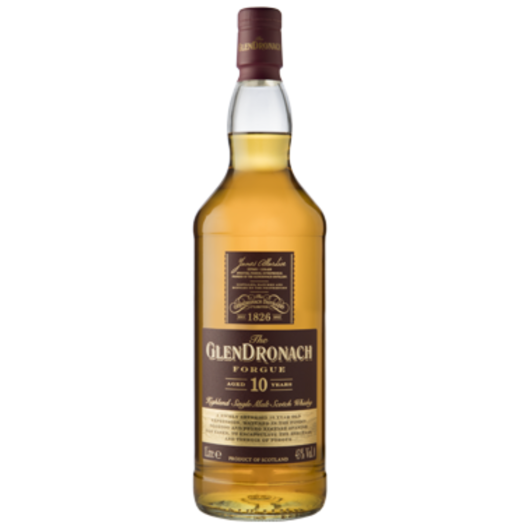 The Glendronach Forgue 10YO Highland Single Malt Scotch Whisky (1L)