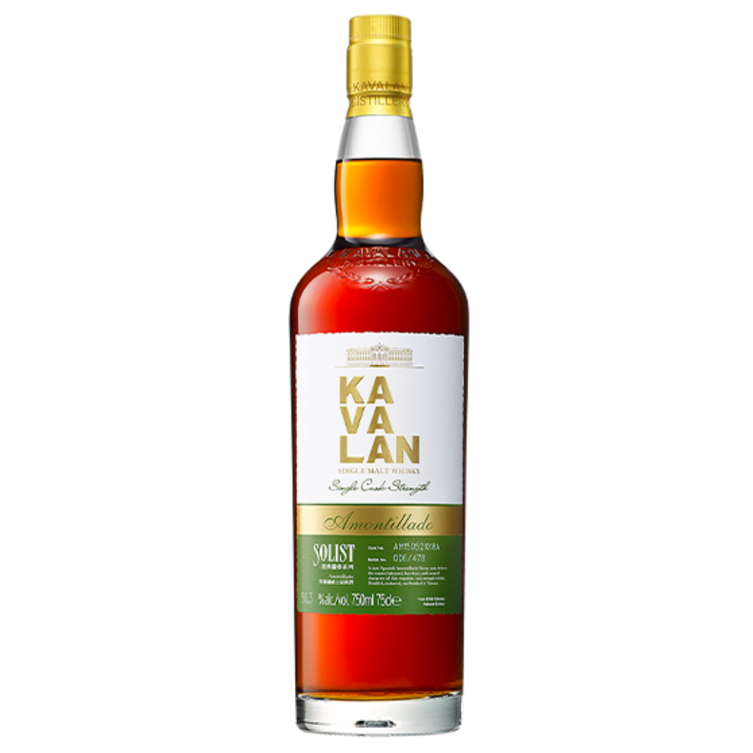 Kavalan Solist Amontillado Sherry Single Cask Strength Single Malt Whisky (75cl)