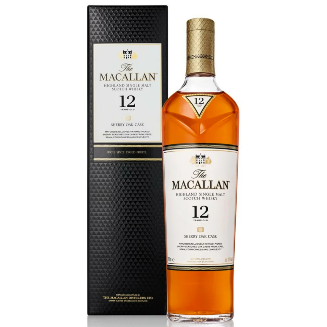 The Macallan Sherry Oak Cask 12YO Highland Single Malt Scotch Whisky