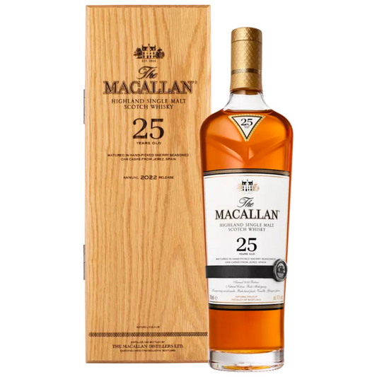 The Macallan Sherry Oak Cask 25YO Highland Single Malt Scotch Whisky