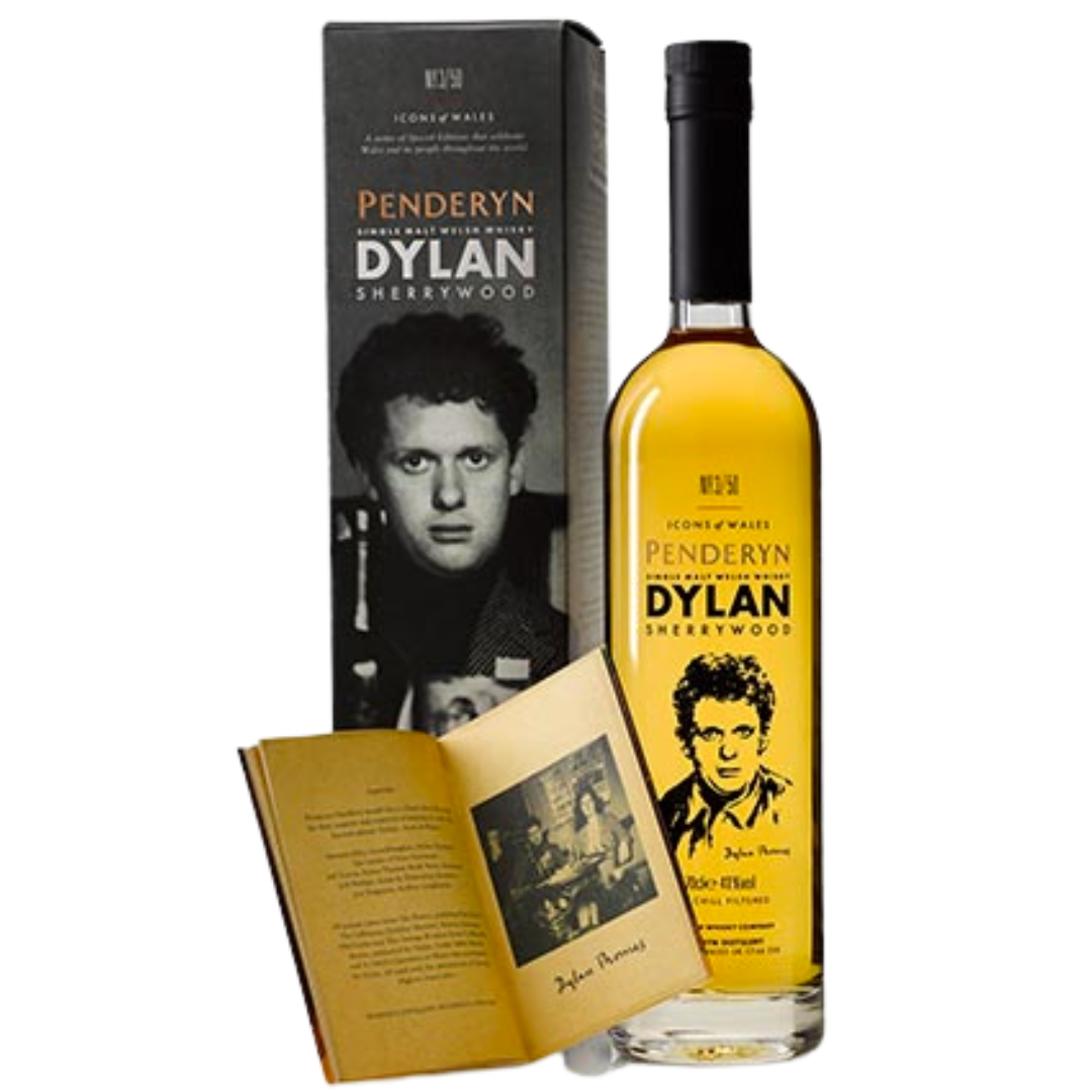 Penderyn Icons of Wales #3 Dylan Thomas Sherrywood Single Malt Welsh Whisky (70cl)