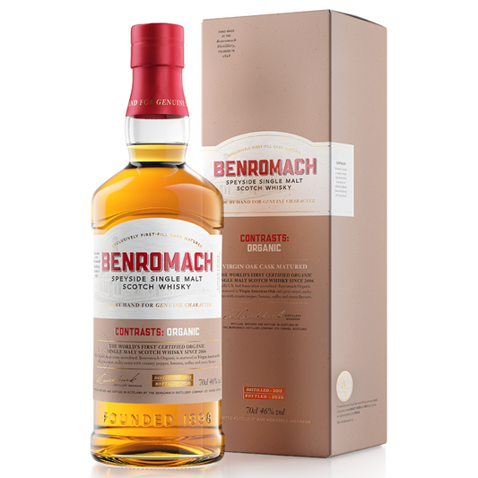 Benromach Contrasts: Organic Speyside Single Malt Scotch Whisky (70cl)