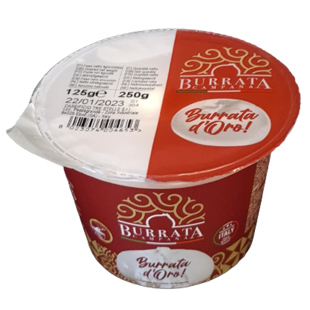 Tre Stelle Burrata Campana Burrata d'Oro (125g)