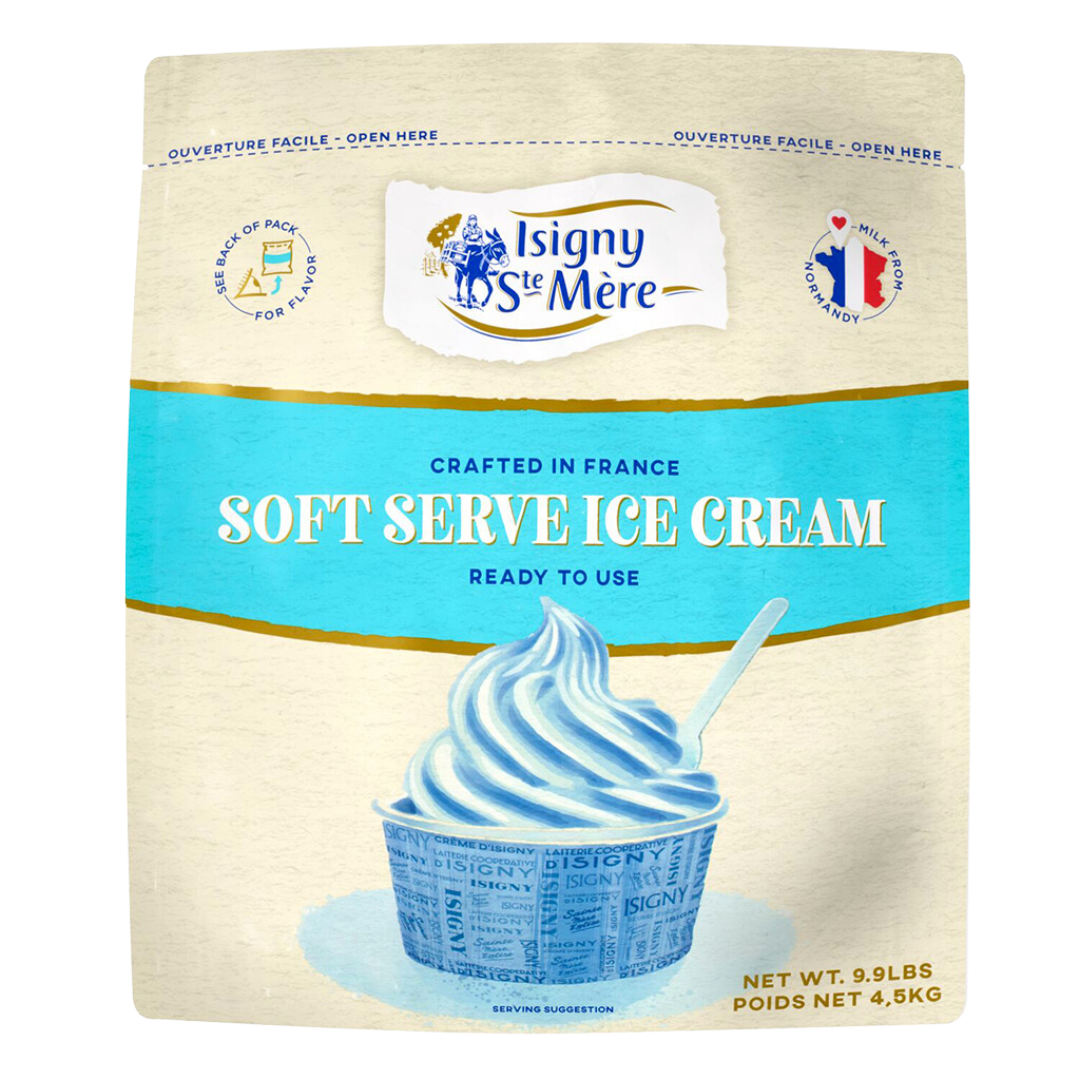 Isigny Sainte-Mère Soft Serve Vanilla Ice Cream Mix 4.5kg/box