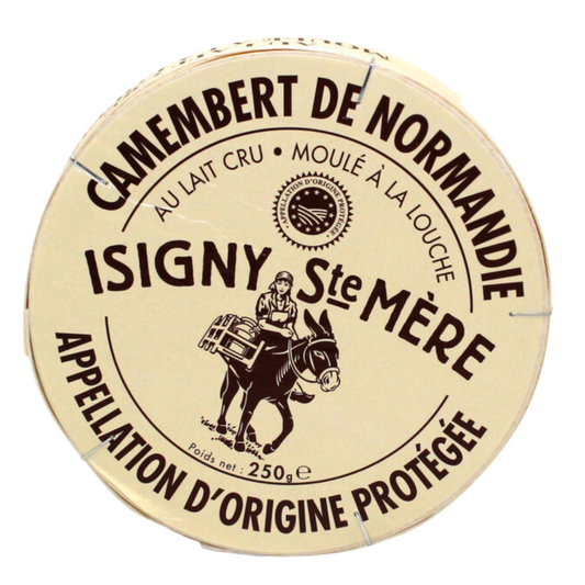 Isigny Sainte-Mère Camembert AOP Unpasteurized (wood box 250g)