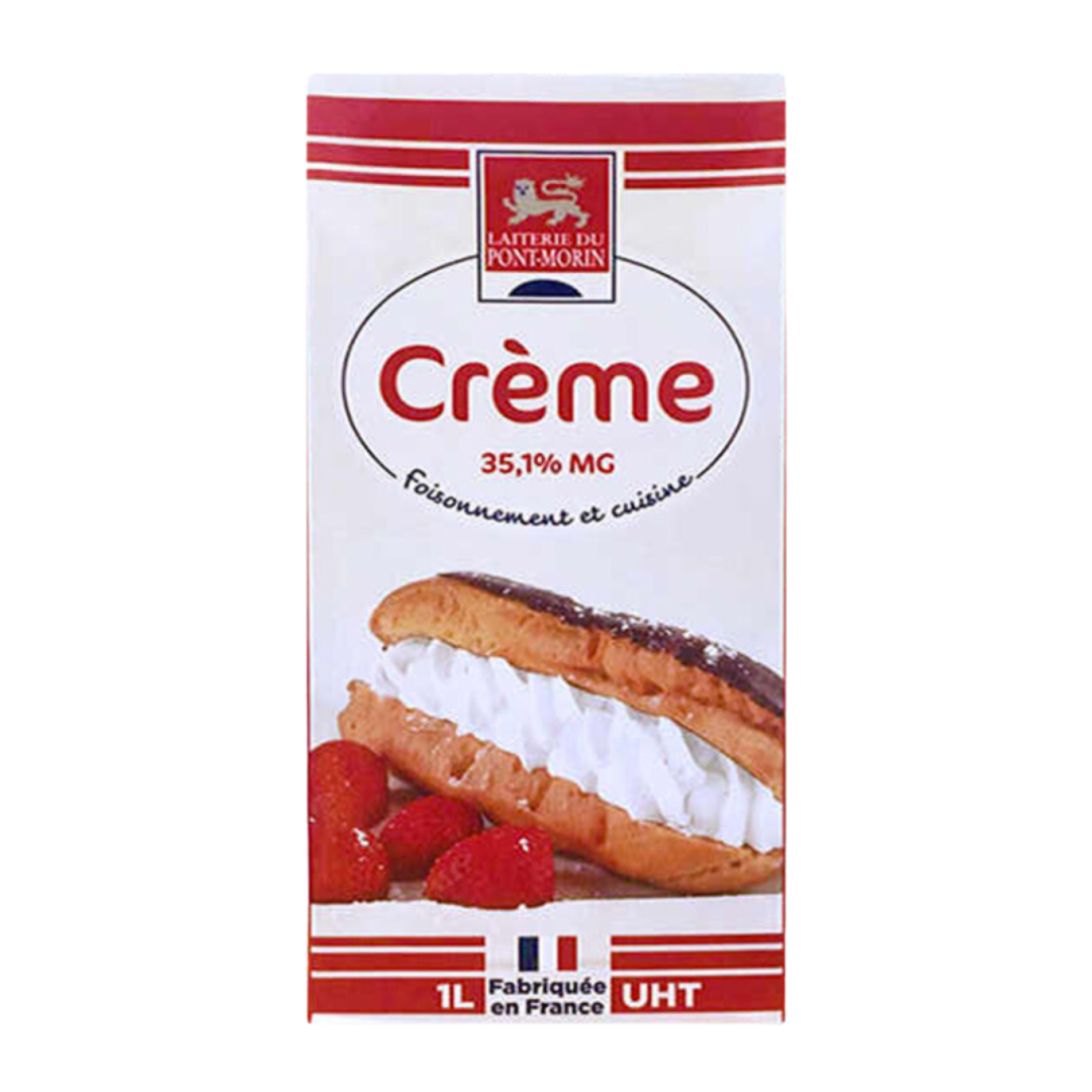 Laiterie du Pont Morin Whipping Cream 35.1% UHT (1L x 6pcs)