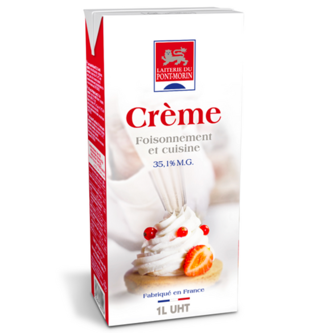 Laiterie du Pont Morin Whipping Cream 35.1% UHT 1L