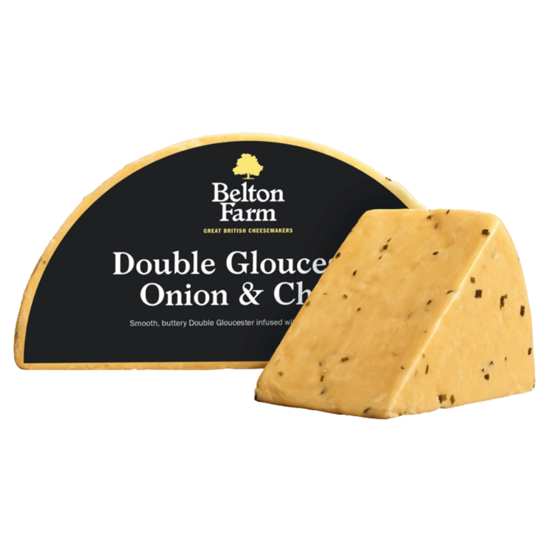 Belton Farm Double Gloucester Onion & Chive 1kg