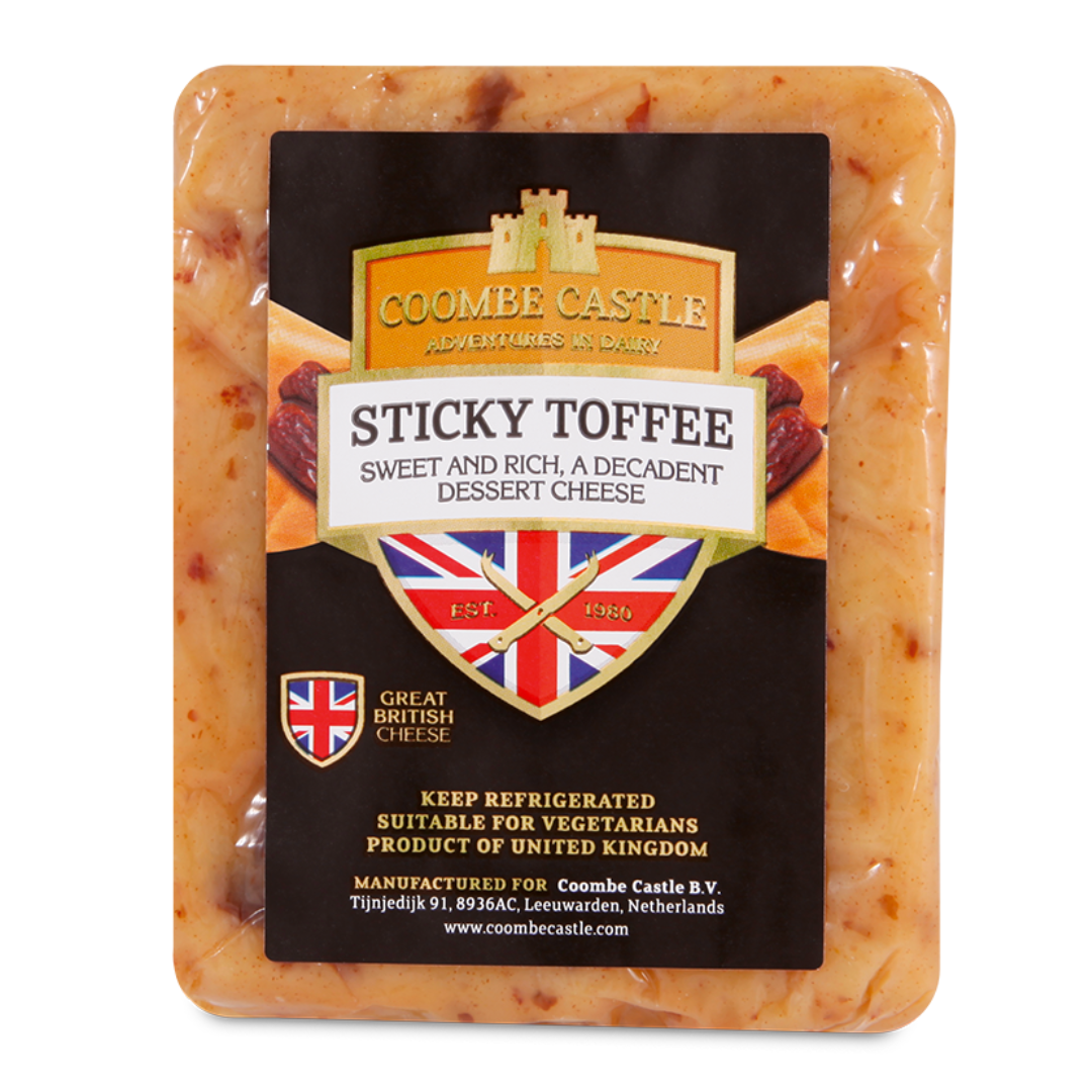 Coombe Castle Sticky Toffee Cheddar Cheese 180g