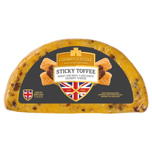 Coombe Castle Sticky Toffee Cheddar Cheese 1kg