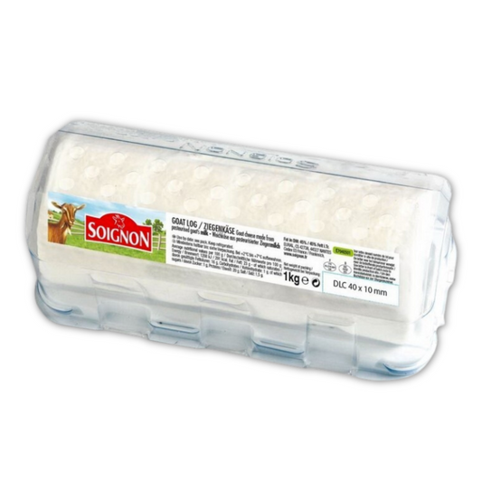 Soignon Ripened Goat Cheese Log 1kg