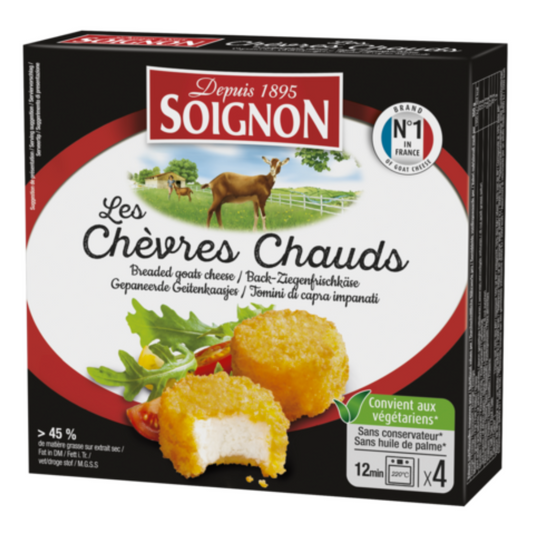 Soignon Breaded Goat Cheese Medallions (4x25g 12packs/box)