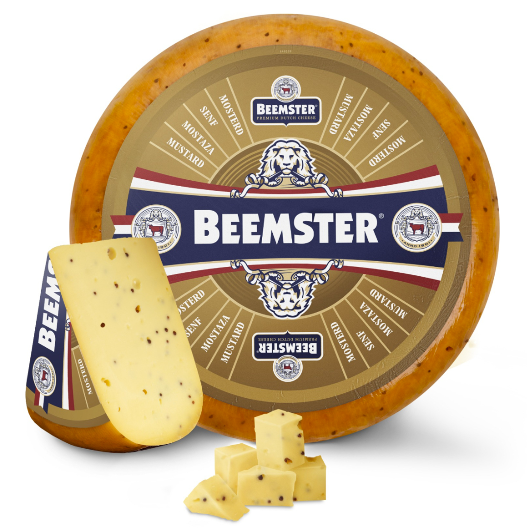 Beemster Mustard Seed Gouda Cheese 4.5kg Wheel