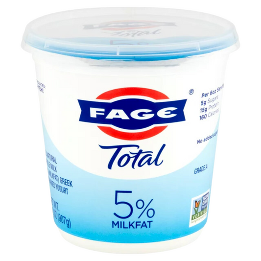 Fage Total 5% Yogurt (950g x 6pcs)