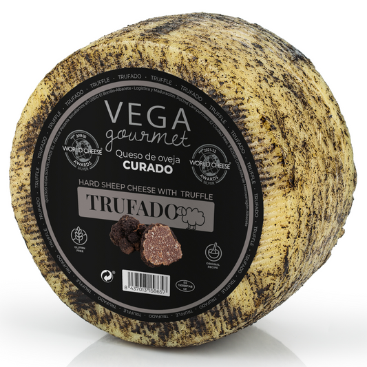 Vega Gourmet Queso de Oveja Curado Trufado 3kg Wheel