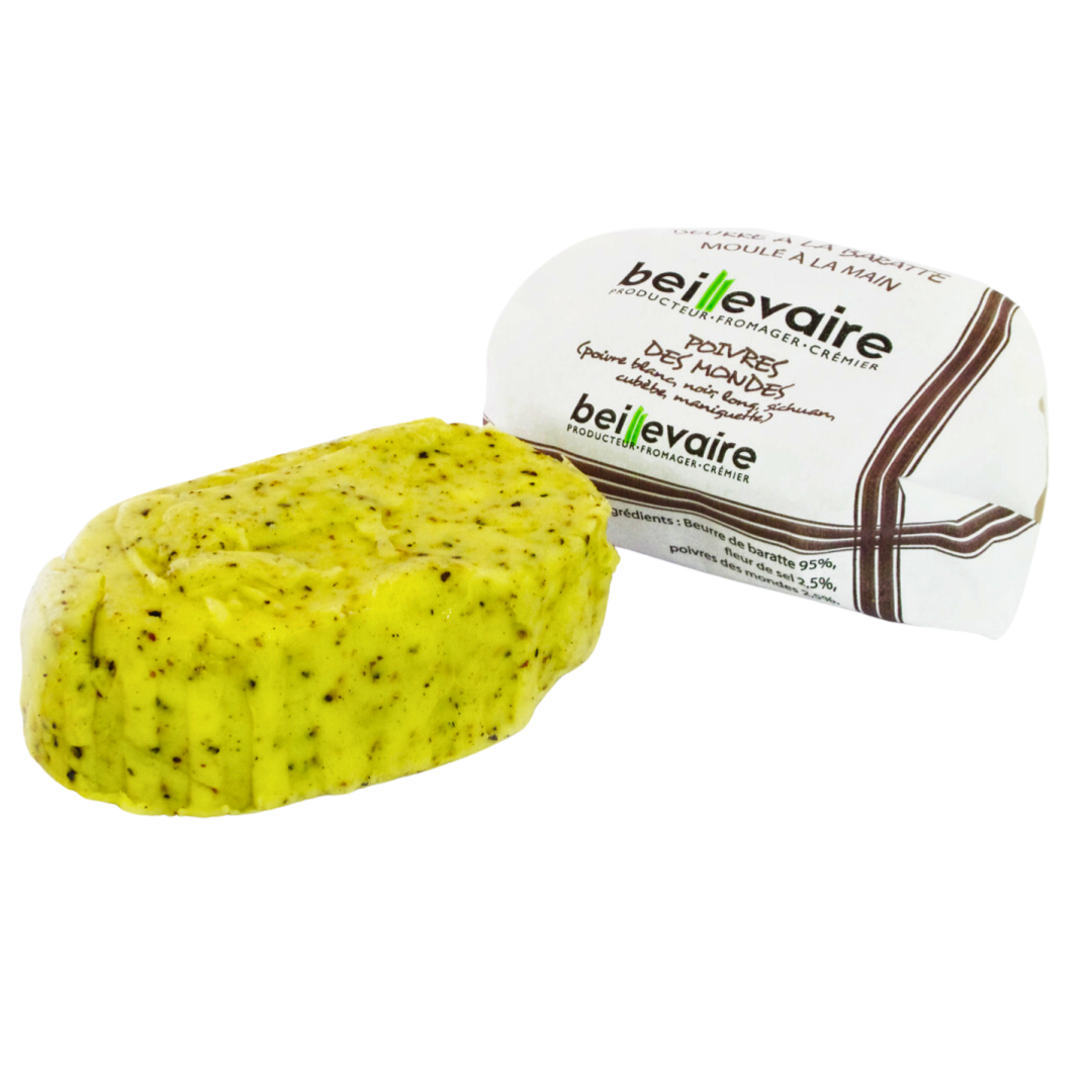 Beillevaire Beurre Aux Poivres des Mondes 125g