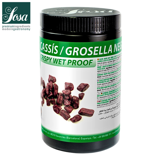 Sosa Wet-Proof Blackcurrant (Cassis) Crispy (37854) 400g