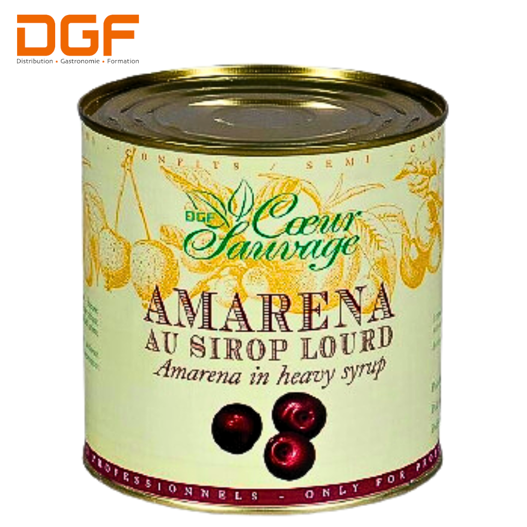 DGF Coeur Sauvage Amarena Cherries in Heavy Syrup