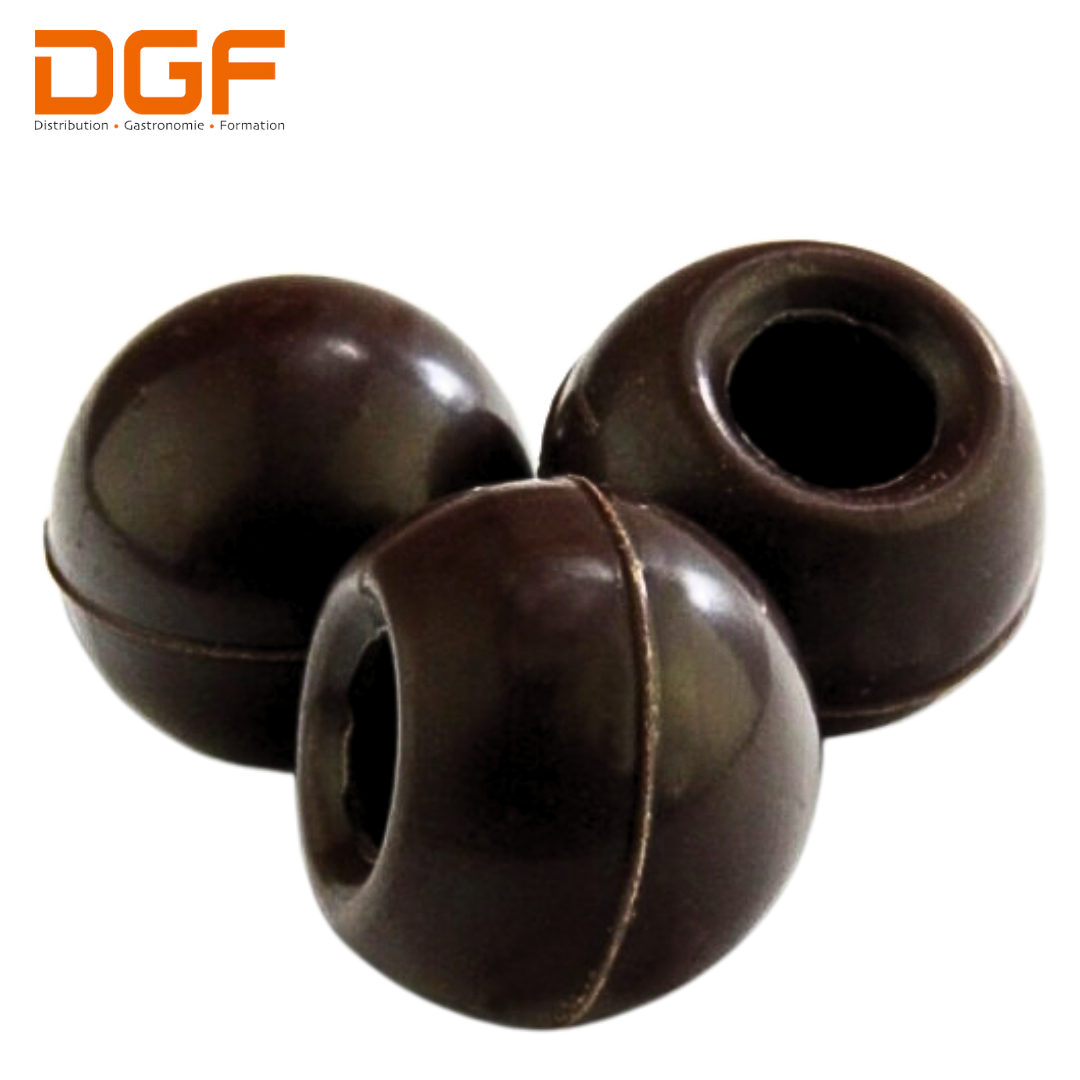 DGF Service Dark Chocolate Truffle Shells (504pcs/box)