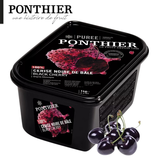 Ponthier Frozen Basle Black Cherry Puree