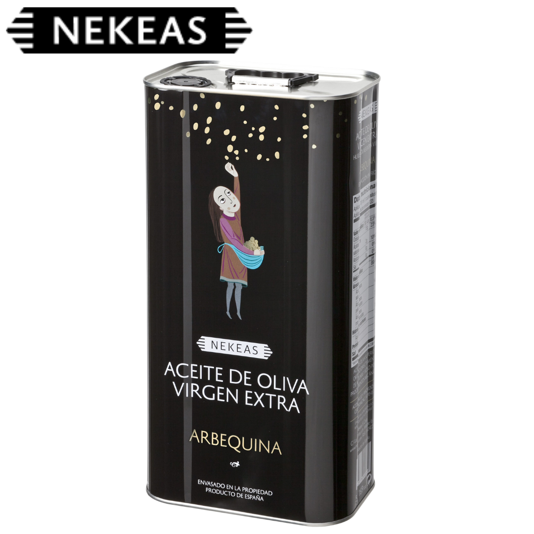 Nekeas Arbequina Premium Extra Virgin Olive Oil 5L