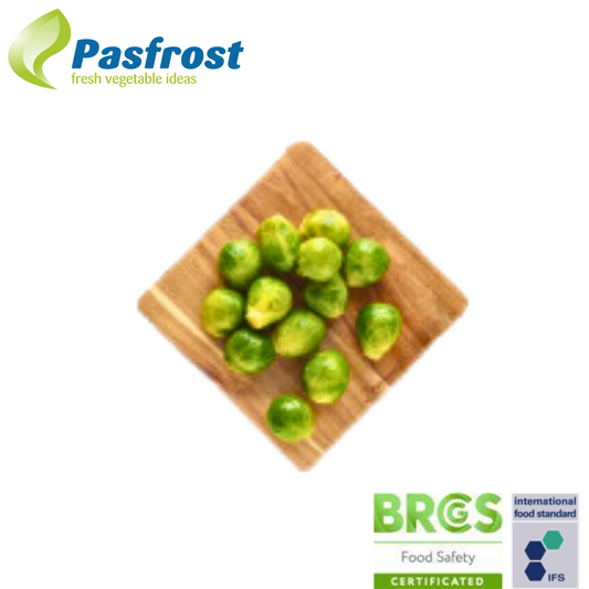 Pasfrost Brussels Sprouts 25-30mm 2.5kg (4packs/box)