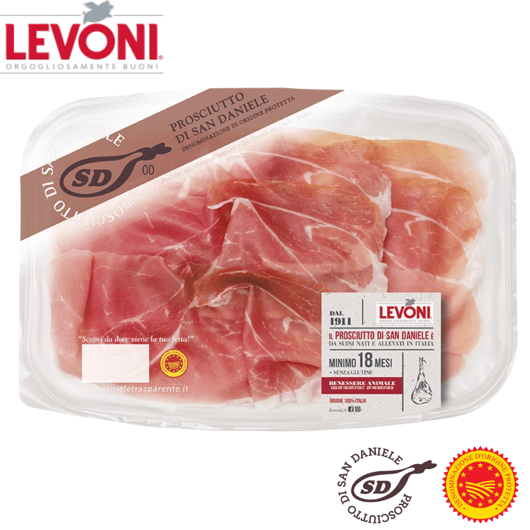 Levoni Prosciutto di San Danielle DOP 70gLevoni Prosciutto di San Danielle DOP 18M 70g