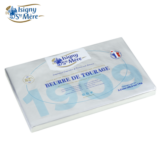 Isigny Sainte-Mère Puff Pastry Butter Sheet NAOP (1kg x 10 pcs)