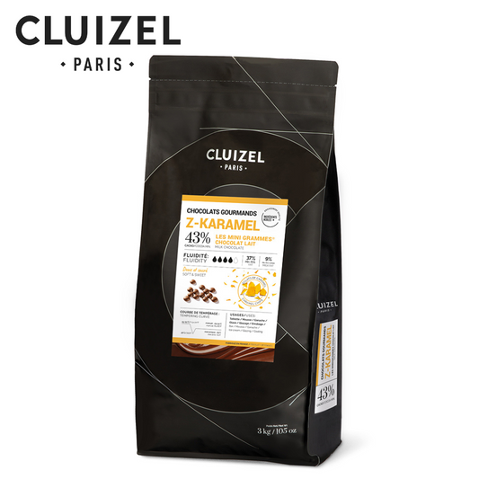 Cluizel Z-Karamel 43% Milk Chocolate 3kg